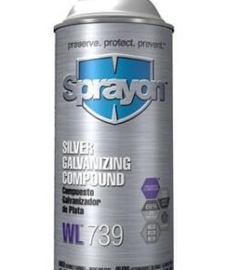 Sprayon WL739 Silver Galvanizing Compound S00739000 Aerosol, 14 Oz. Cans, Case /12