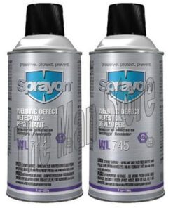 Sprayon S00744 & S00745 Welding Defect Detector- Penetrant & Developer, Two-Part Q. A. System WL 744 & WL 745 - S00744 Penetrant & S00745 Developer