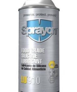 Sprayon LU910 Food Grade Silicone Lubricant S00910000, 12 oz. Cans, Case/12