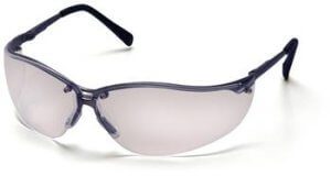 Pyramex SGM1810S Safety Glasses, V2-Metal Eyewear Clear Lens with Gun Metal Frame, Qty: Box/12 prs