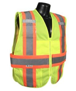 Radians SV23-2ZGM Class 2 Expandable Two Tone Safety Vest - Green