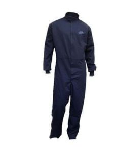 Chicago Protective Apparel SW-605-12, 12 Cal Arc Flash Coverall, 9 oz. Navy Indura Ultra Soft