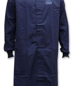 Chicago Protective Apparel SWC-12, 12 Cal Arc Flash Protective Clothing, 50" Jacket, 9 oz. Indura Ultra Soft, Navy