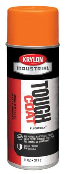 Krylon Tough Coat Acrylic Enamels, Fluorescent - 3 Color Choices, Case/ 12 Cans