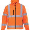 PortWest US428 Hi Vis Orange Class 3 Softshell Jacket