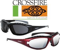 CrossFire Diamondback Safety Glass Series with Foam Lined
