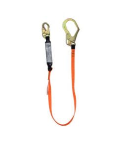 SafeWaze FS88565-E V-Line 6' Lanyard with Shock Absorber & Rebar Hook