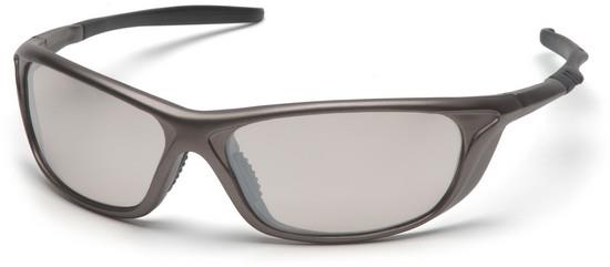 Pyramex SP4480D Safety Glasses, Azera Eyewear IO Mirror Lens with Pewter Frame, Qty: Box/12 prs - Image 2