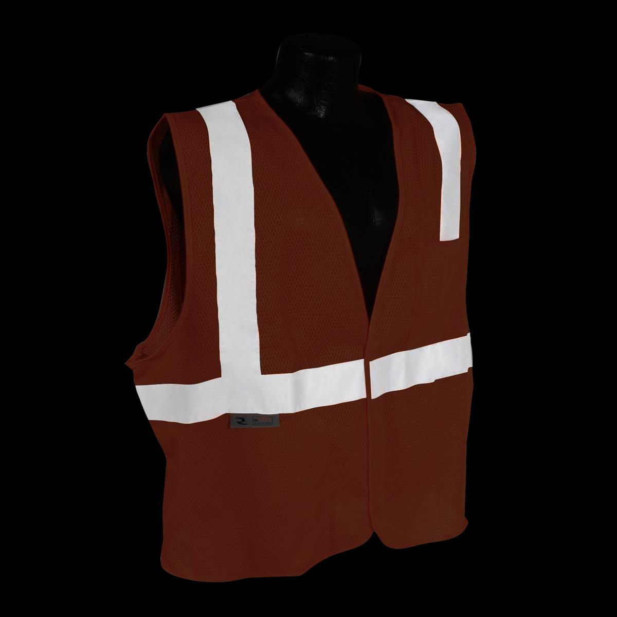 Radians SV2OM Class 2 Economy Mesh Safety Vest - Orange - Image 4