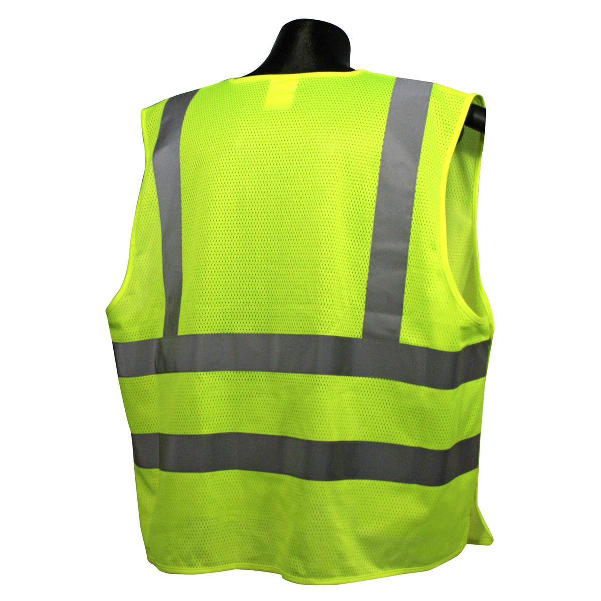 Radians SV45-2ZGM Class 2 Fire Retardant Mesh Breakaway Vest - Green - Image 3