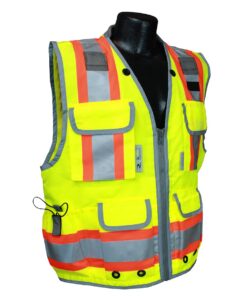 Alternative view of Radians SV55-2ZGD Class 2 Heavy Woven Engineer Vest - Green