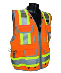 Alternative view of Radians SV55-2ZOD Class 2 Heavy Woven Engineer Vest - Orange
