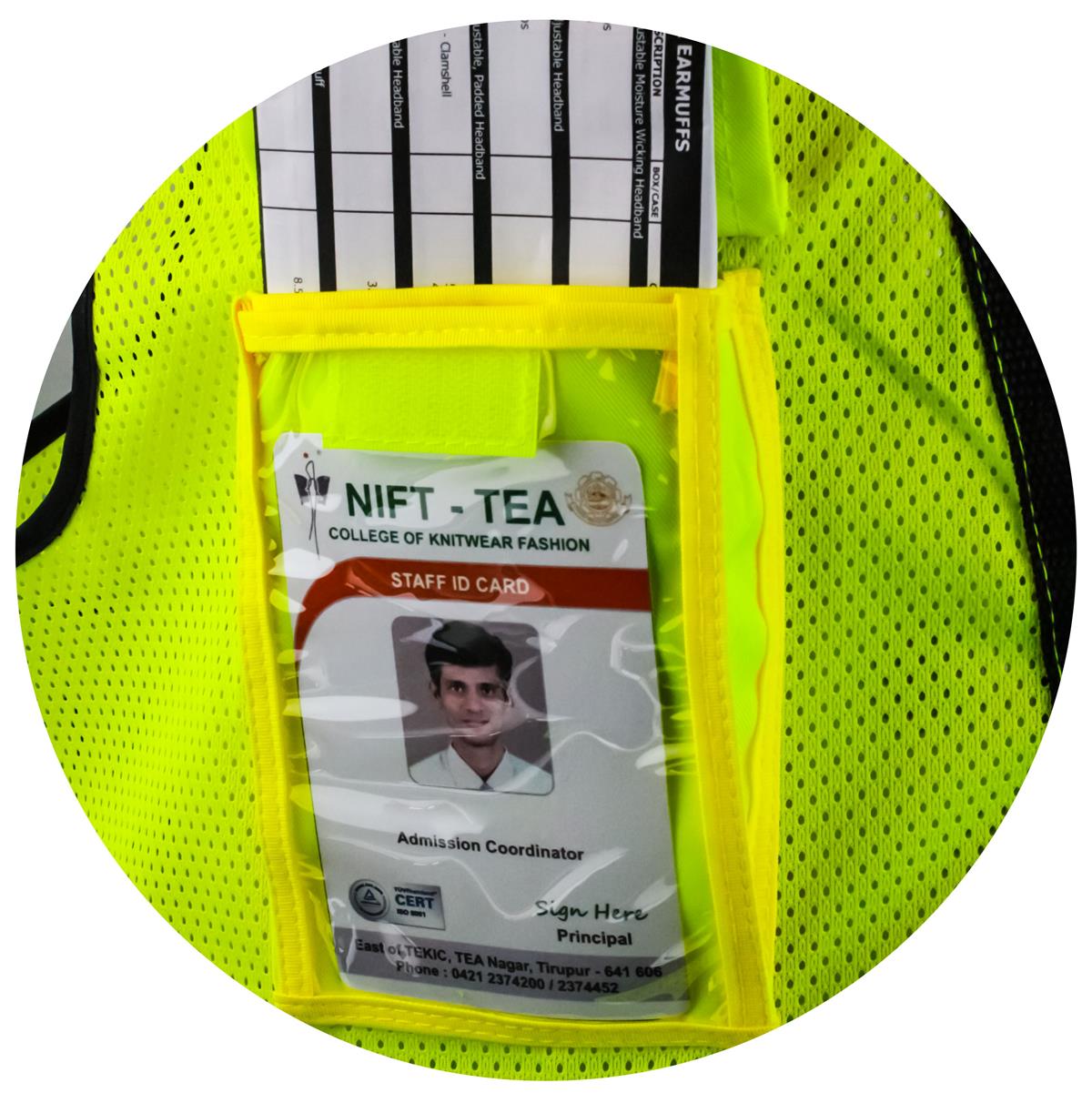 Radians SV59Z-2ZGD Class 2 Heavy Duty Surveyor Safety Vest with Zipper - Green - Image 4