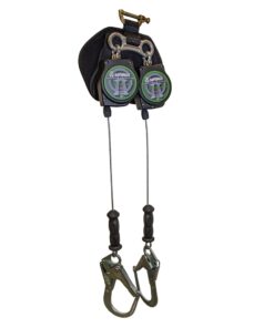 Alternative view of SAFEWAZE SW-8008-11LE-RBH-DL Class A 11' Leading Edge Cable Retractable Series, Dual Leg with Steel Rebar Hooks