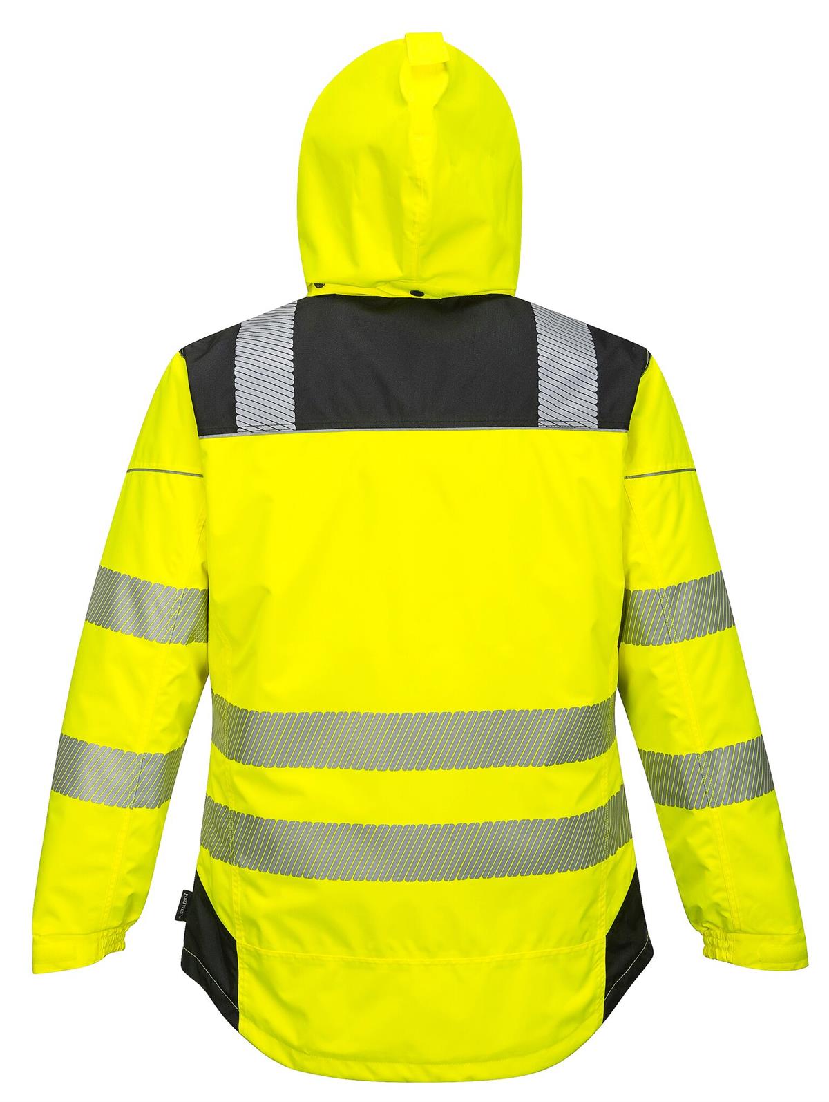 PortWest T400 PW3 Vision Hi Vis Rain Jacket, Class 3 Type R, Insulatex Heat Reflective Lining, Waterproof, Hi Vis Yellow - Image 4