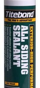 Alternative view of Titebond All Siding Sealants, 10.1 Oz. Cartridge, Case/12, 6 Color Choices