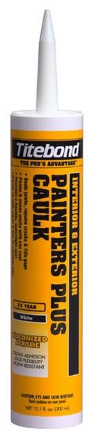 Titebond Painters Plus Caulk, 10.1 Oz. Cartridge, Case/12, 8 Color Choices - Image 8