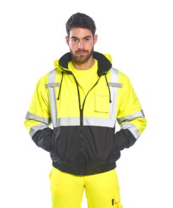 Hi Vis Bomber Jacket