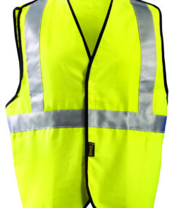 Occunomix FR-VCR1312 Class 2 Solid FR Cotton/Polyester blend 5-Point break-away vest.