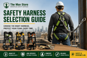 Safety Harness Selection Guide blog featured image The Man Store