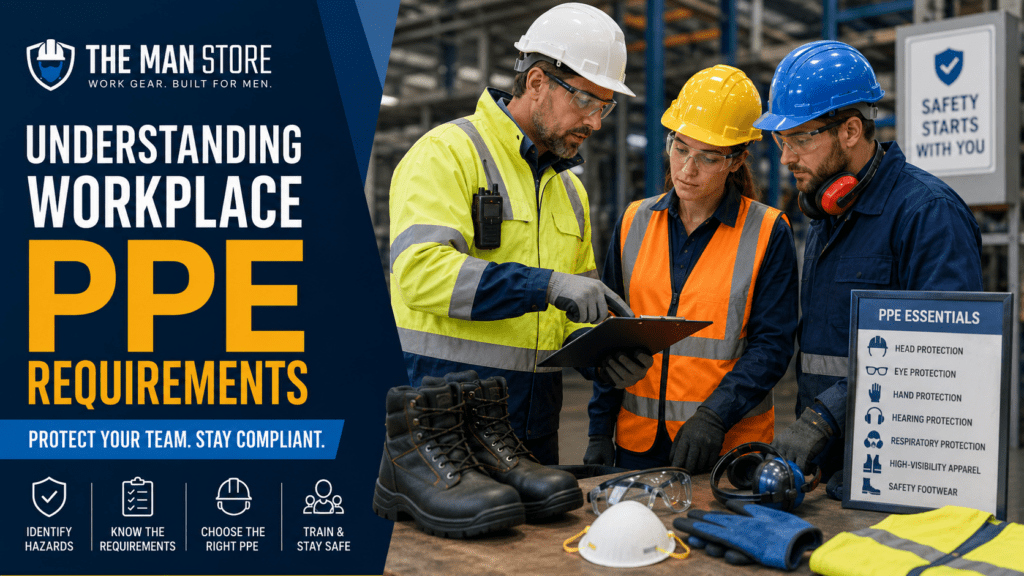 What PPE does Your Workplace Really Need blog feature image The Man Store