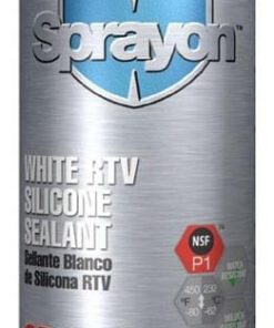 Sprayon S00020000 RTV Silicone Sealants SP020 White, Aerosol 8 Oz. Cans, Case/12