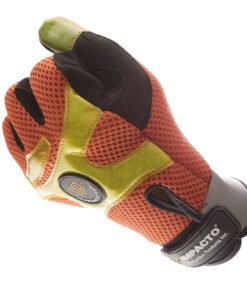 Alternative view of IMPACTO BGHIVIS Anti-Vibration Hi-Visibility Mechanic's Air Glove