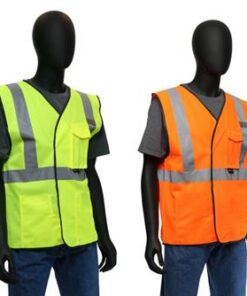 West Chester Class 2 Hi Vis Economy Safety Vest, Solid, 47203 Hi Vis Yellow