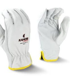 Radians RWG52 Kamori Cut Resistant Goatskin Work Gloves, Cut Level A4, Aramid Lining, Box/12 Pairs
