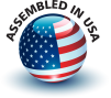 Assembled in USA Assembled in USA